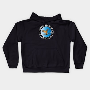 Chirping Common Kingfisher (Alcedo Atthis) Bird Kids Hoodie